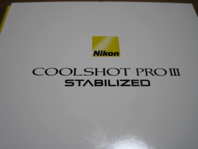 新品　未使用　Nikon COOLSHOT PRO III STABILIZED