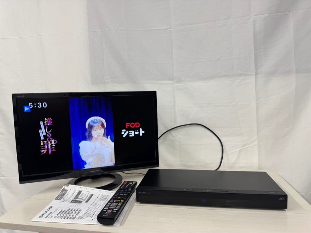 SHARP AQUOS ブルーレイレコーダー　2B-C10CT1