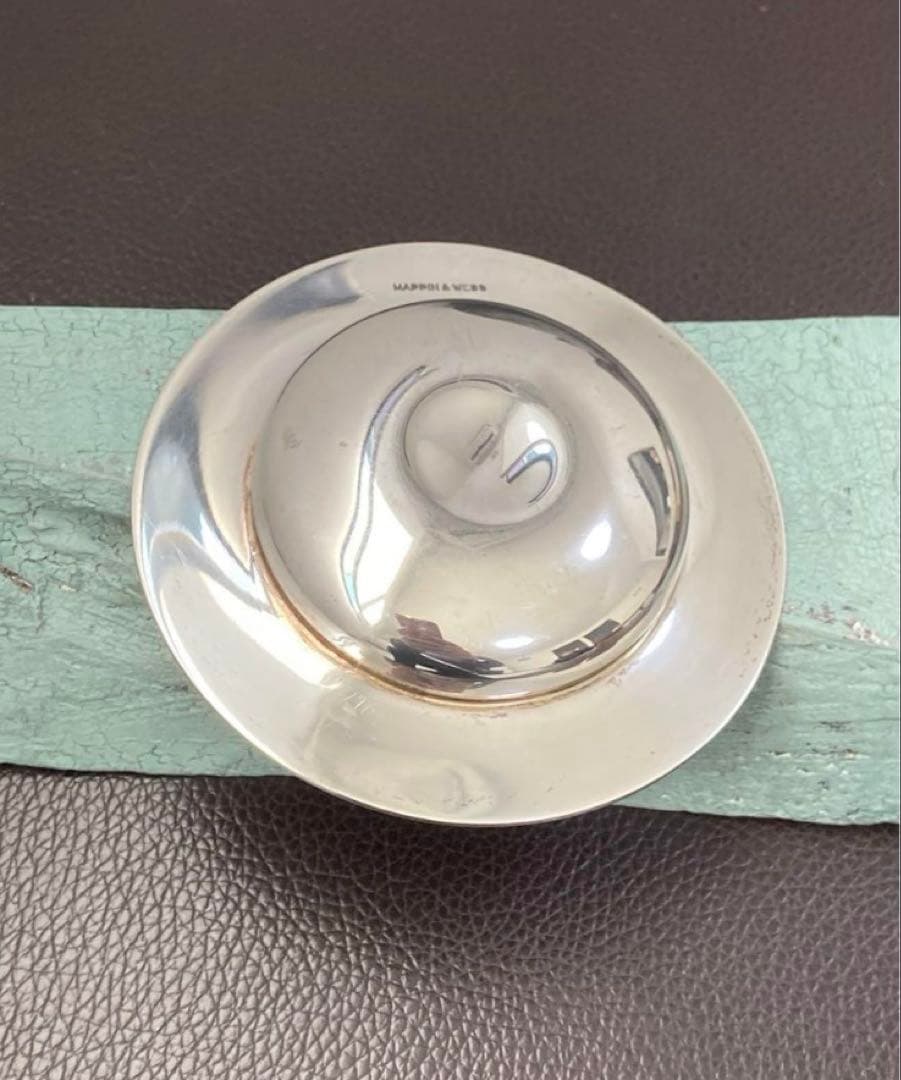 MAPPIN & WEBB 1963年製 純銀 アンティーク ティーパック置き