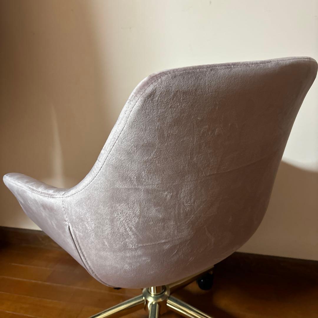 デスクチェア　クッション付き　昇降