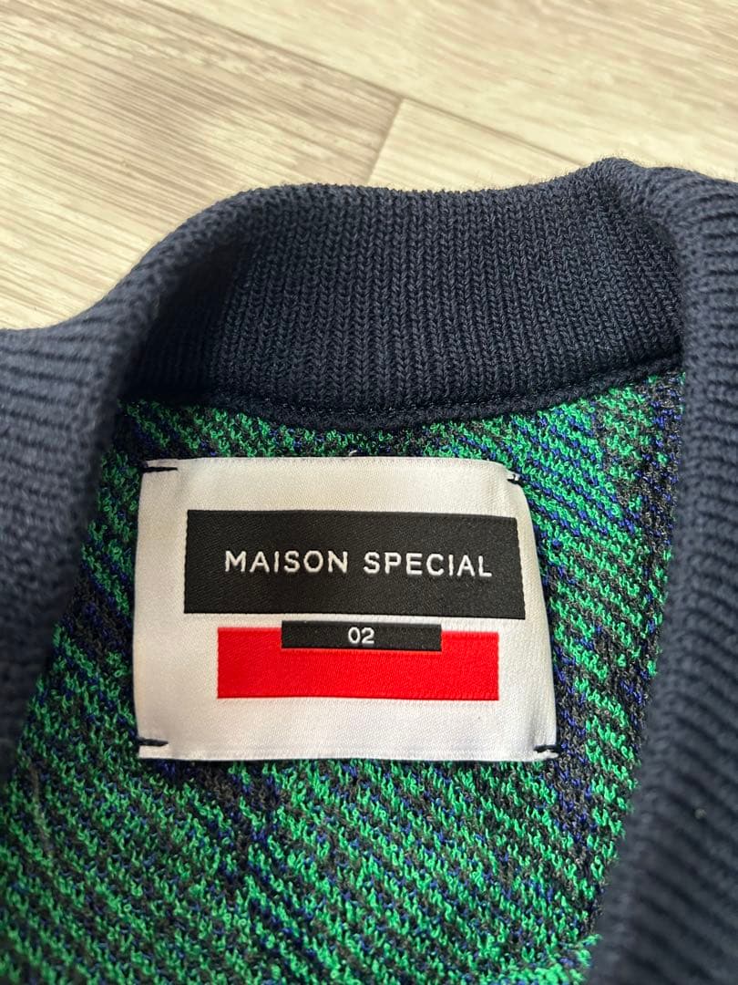 MAISON SPECIAL フラワージャガードニット 02