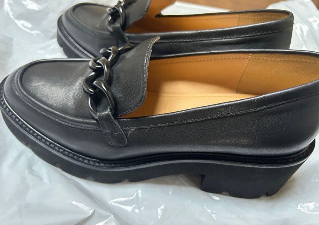 美品　MACKINTOSH PHILOSOPHY 黒 ローファー