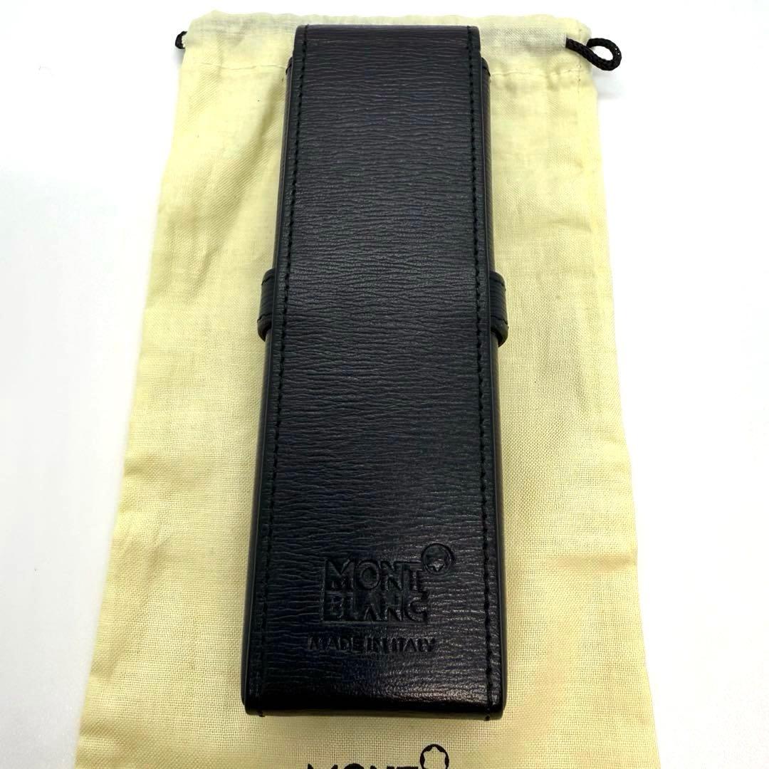 MONTBLANC モンブラン ペンケース 2本用 ブラック イタリア 4810