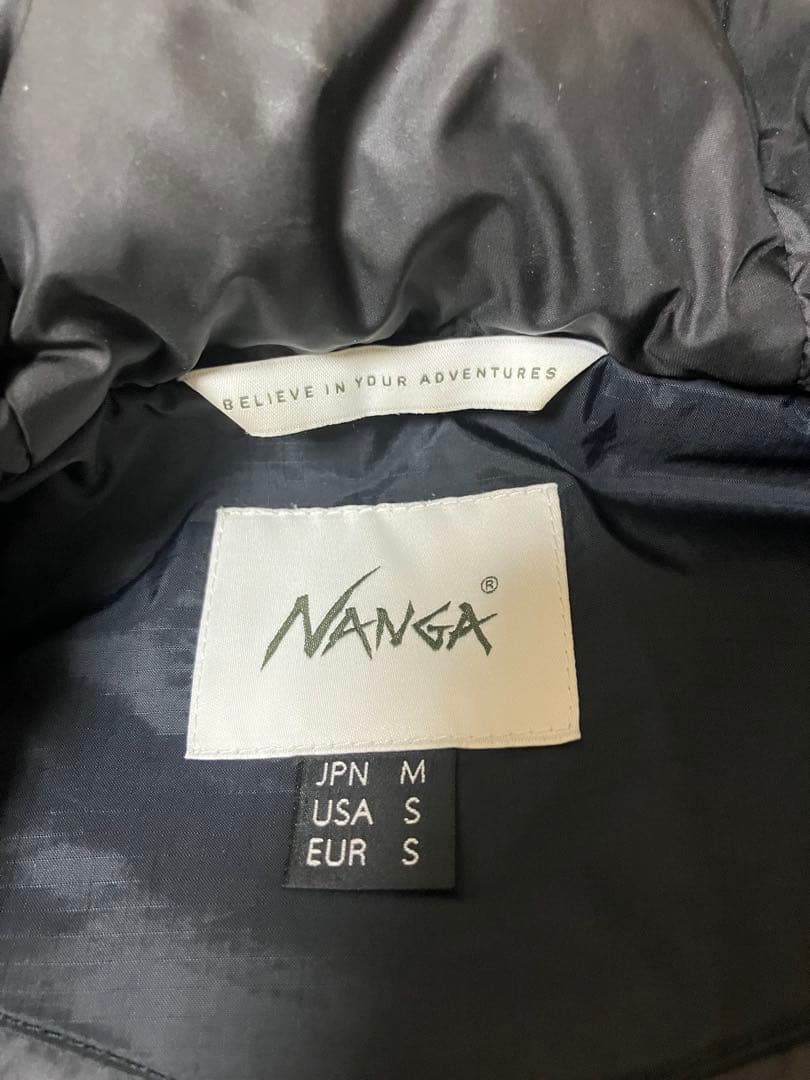 NANGA ブラック ダウンジャケット M