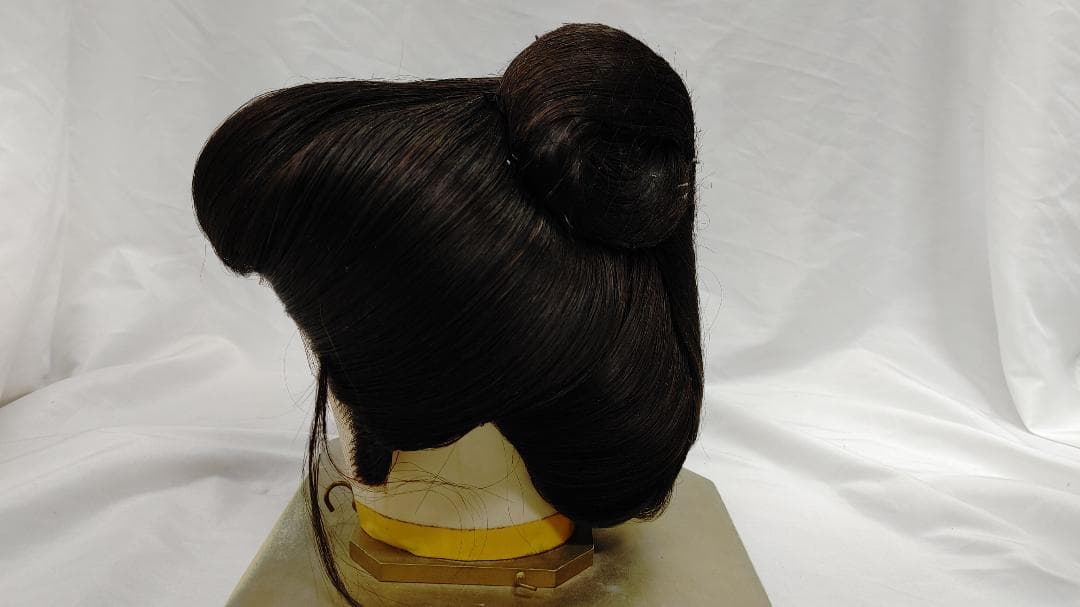 【MK22】夜会 大衆演劇 かつら ウィッグ 鬘 ケース付き