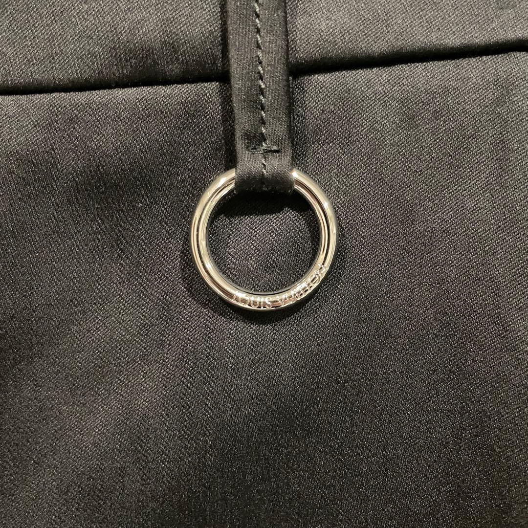 美品 LOUIS VUITTON ワイドパンツ コットン ブラック ルイヴィトン