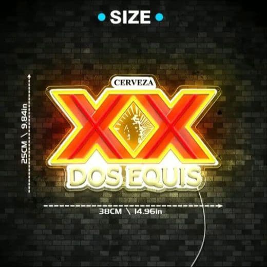 ドスエキス ネオン風 LED ライト インテリア メキシコ ビール