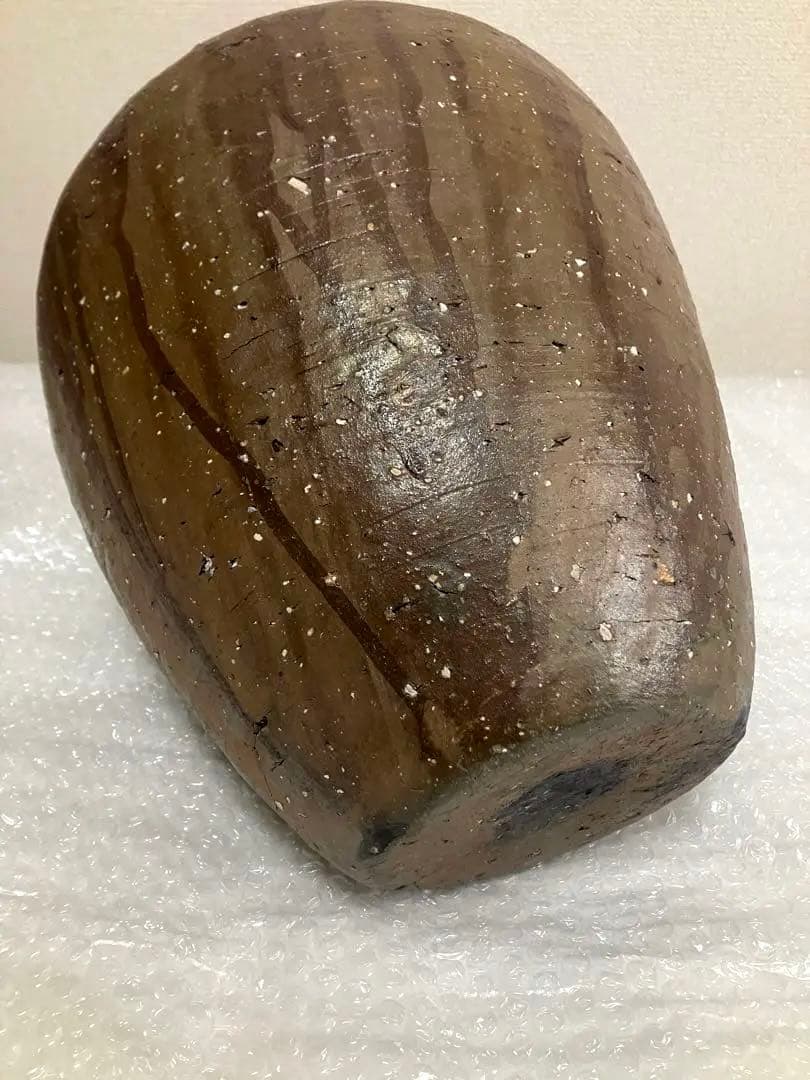 室町時代 信楽焼 壺 古美術 骨董品 花瓶 茶葉入 茶道具 大壺 備前焼 一点物