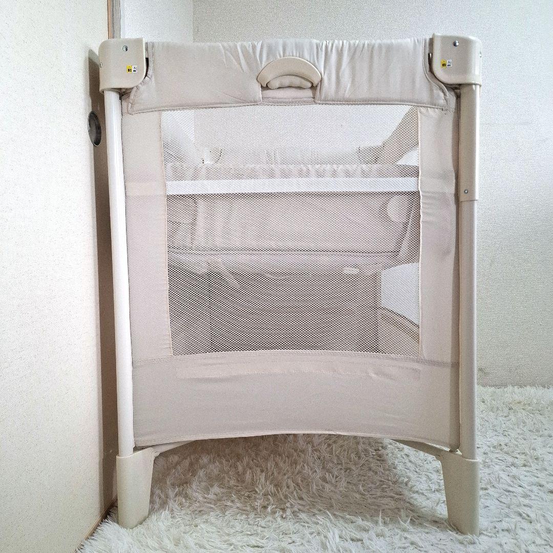 【送料無料】Aprica アップリカ ベビーベッド ココネルエアー ミルク WH