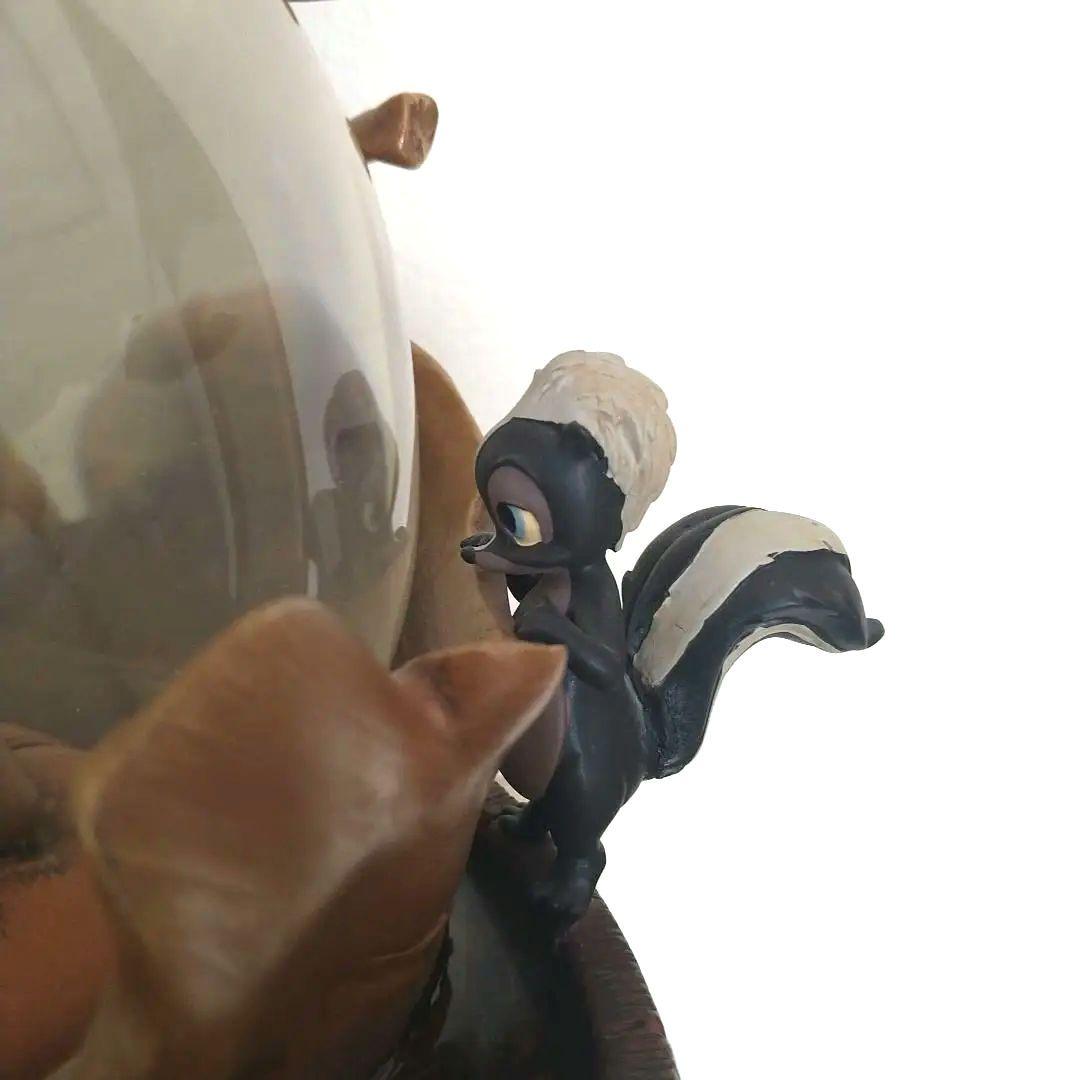 ディズニー　バンビ　スノーグローブ　オルゴール　置き物　レア