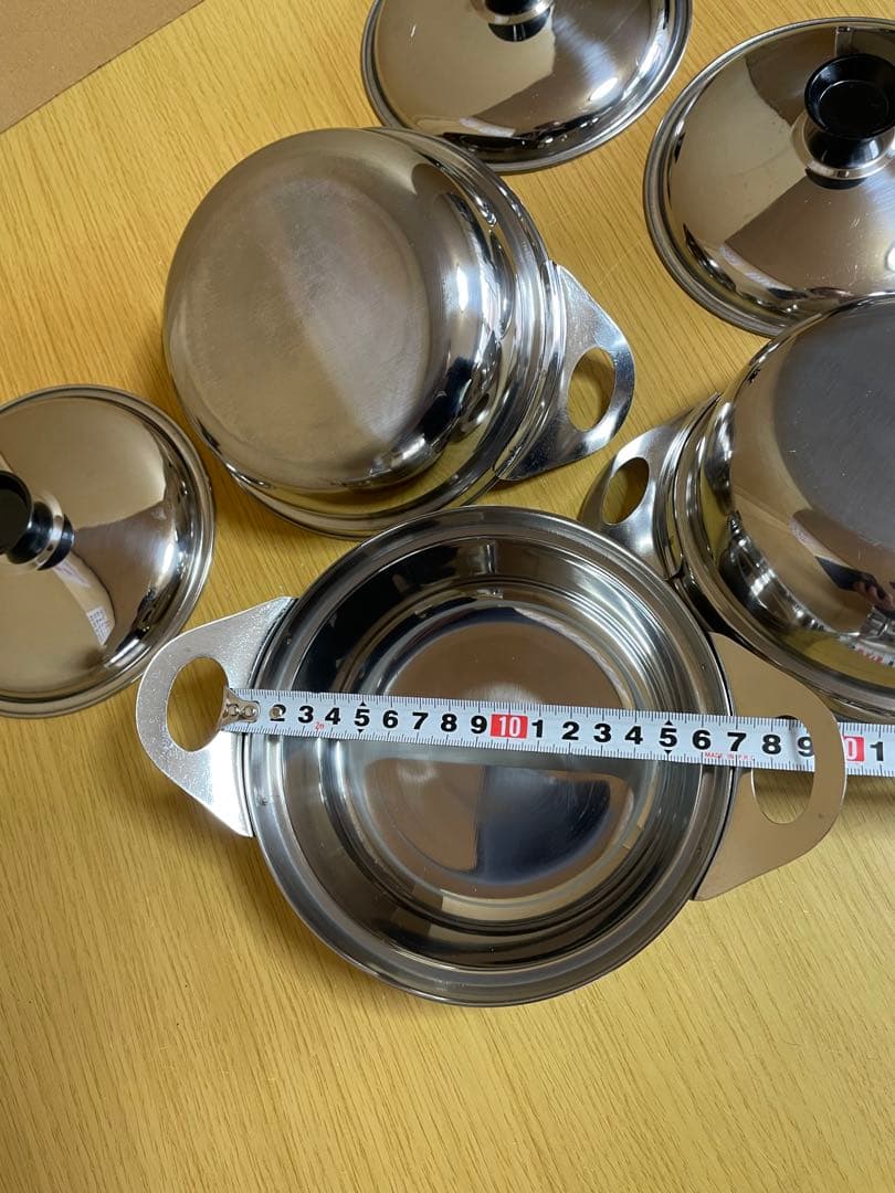 ステンレス中華鍋・ステンレス天ぷら鍋・鍋・ナイフ・フォーク　BBQセット