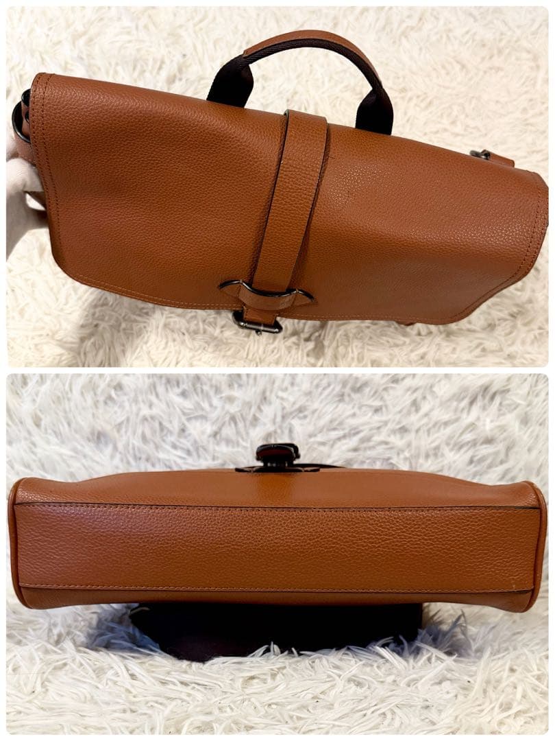 コーチ　COACH ビジネスバック　メッセンジャーバック　ハドソン　ブラウン