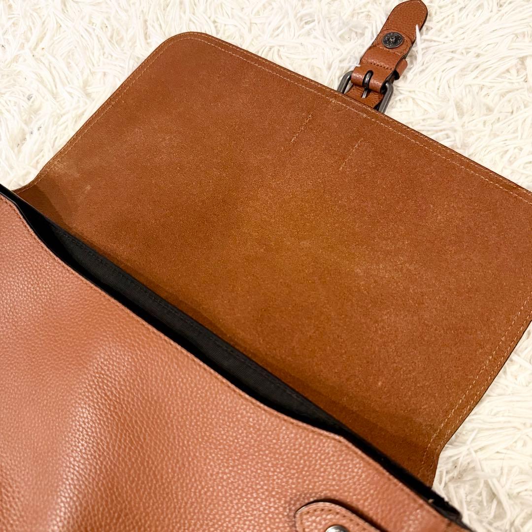 コーチ　COACH ビジネスバック　メッセンジャーバック　ハドソン　ブラウン
