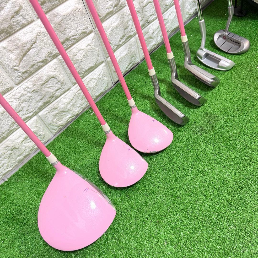 ゴルフセット　レディース　FOUNDERS チッパー付　ラウンド仕様　すぐ使える