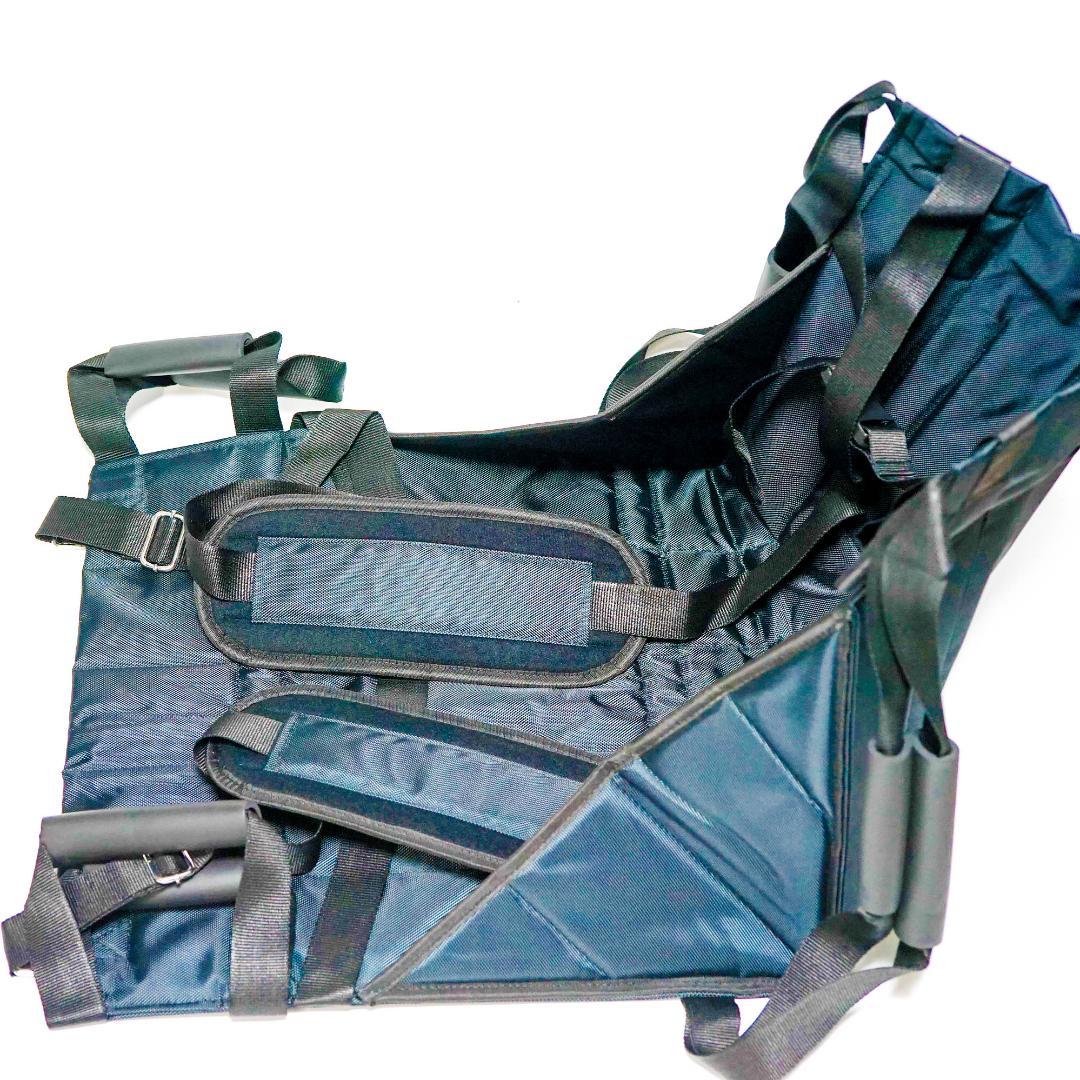 担架　イス型　長紐有　介助シート 移乗シート 二人用 【現物撮影】