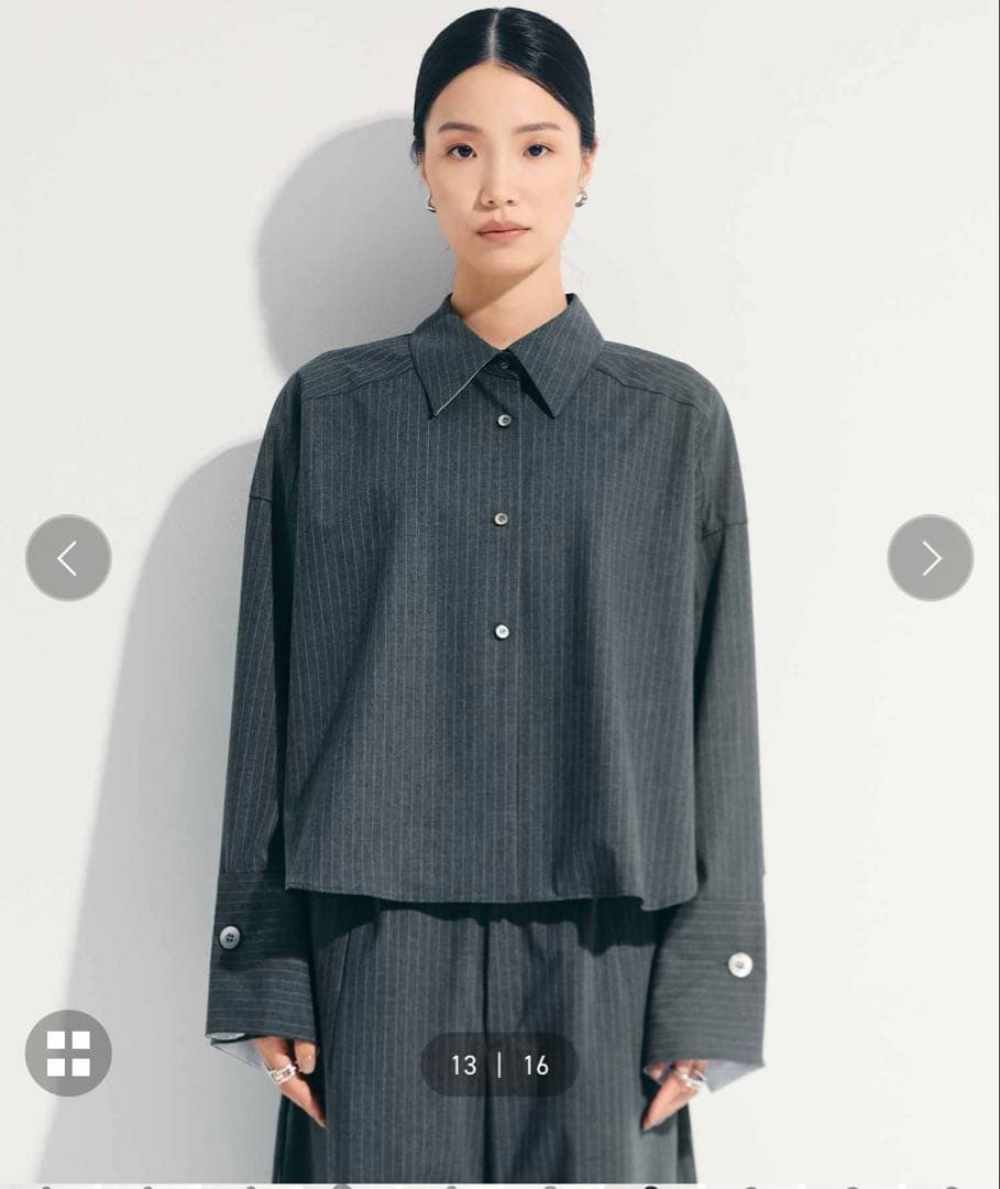 【美品】STUDIOUS2waycuffsovershirt