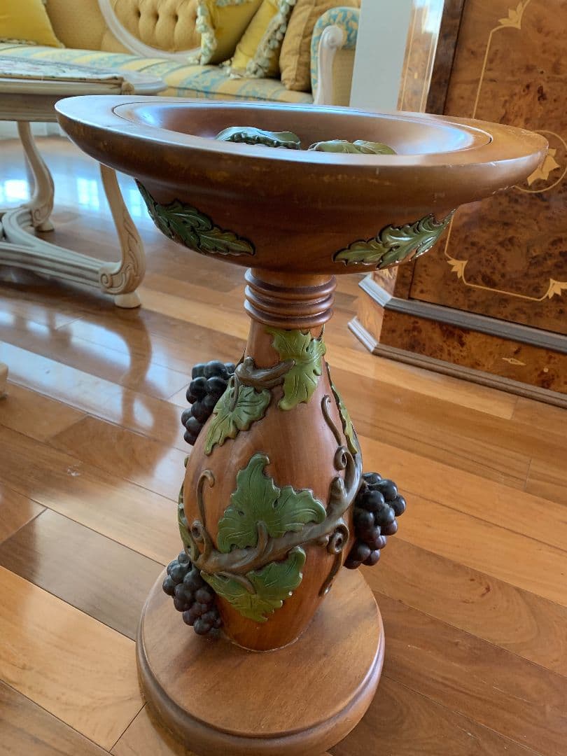 アンティーク家具 ヨーロッパ フランス ぶどう インテリア オブジェ 木彫り