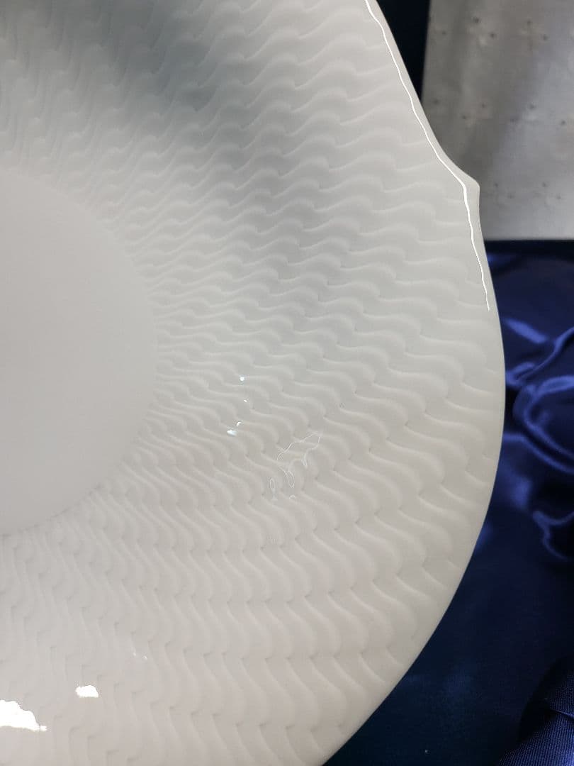 未使用✨マイセン 波の戯れ ホワイト 深皿 プレート サラダ パスタ、スープ 箱