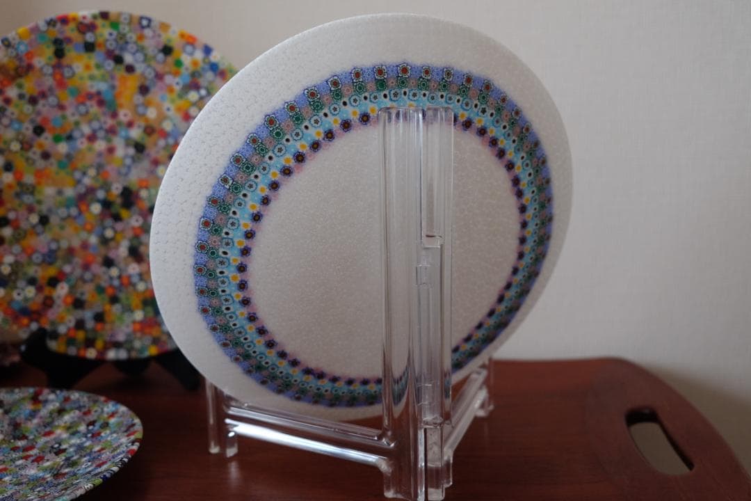 ベネチアンガラス ミルフィオリ 江波冨士子 茶碗 舩木倭帆/黒木国昭/藤田喬平