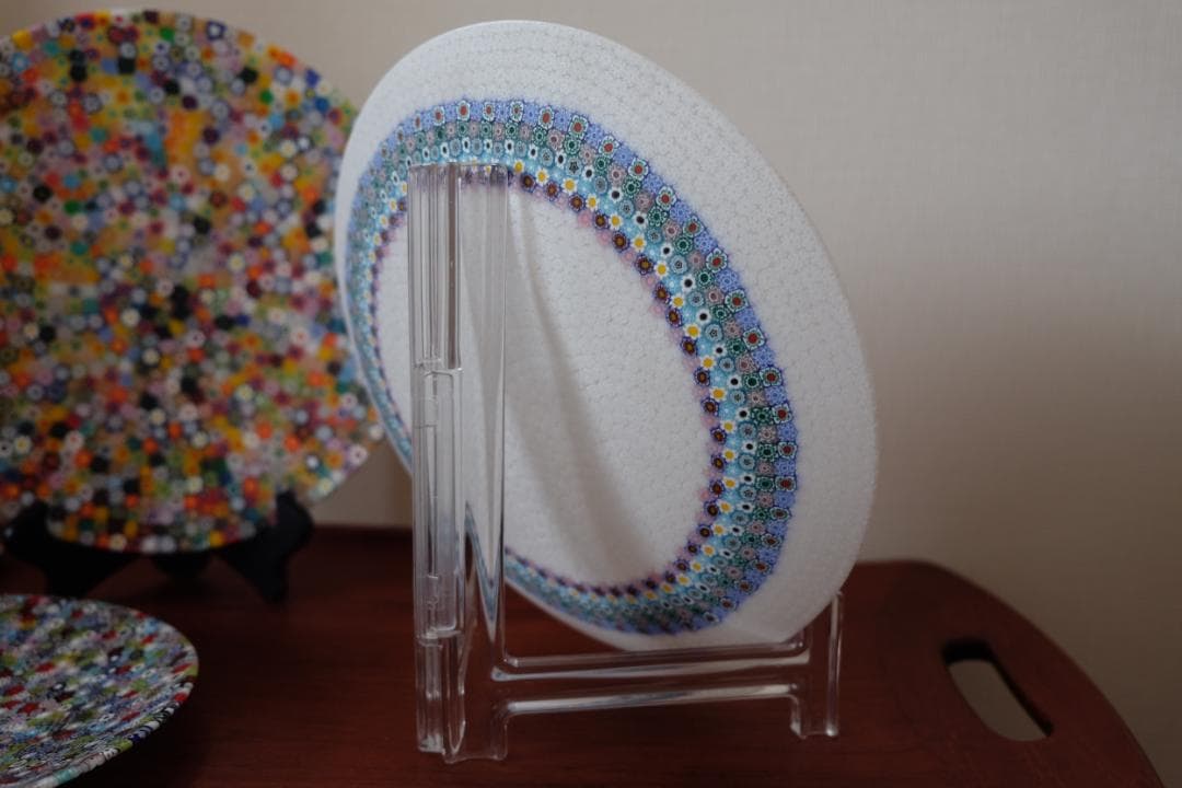 ベネチアンガラス ミルフィオリ 江波冨士子 茶碗 舩木倭帆/黒木国昭/藤田喬平