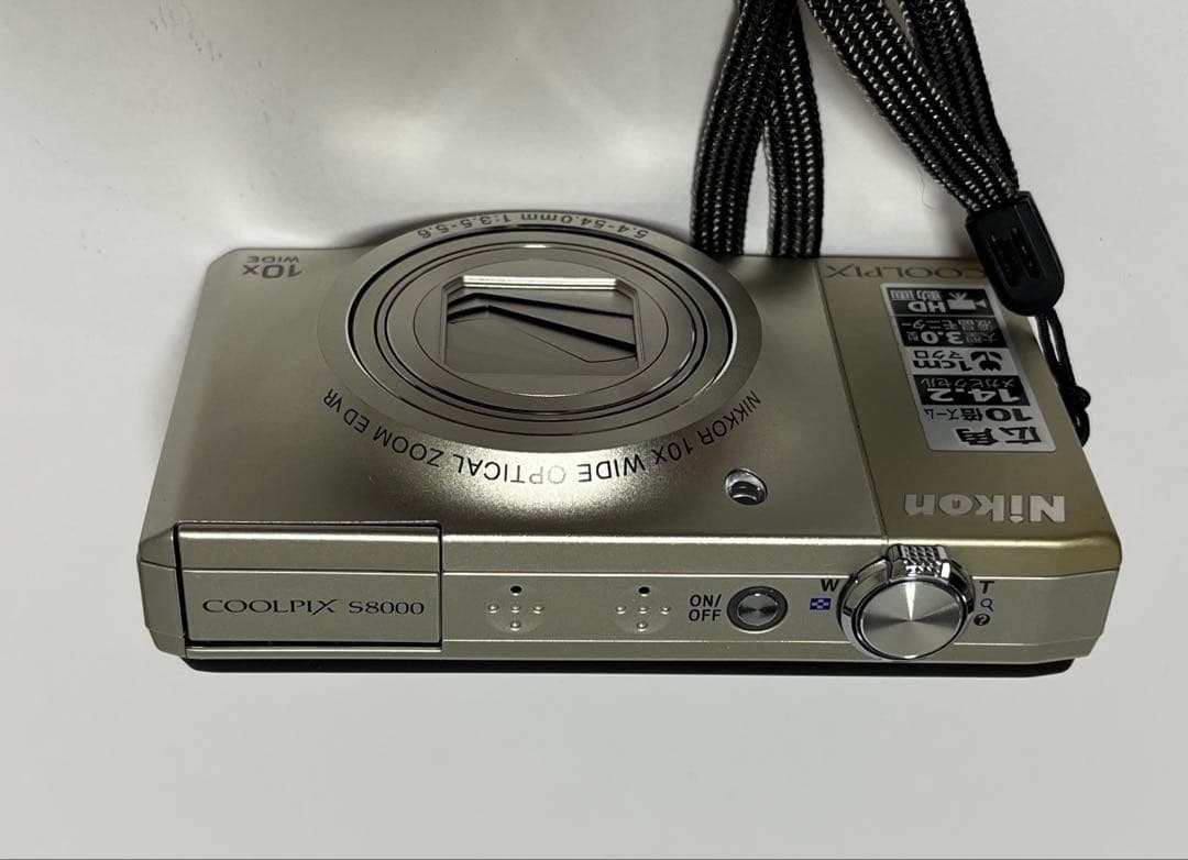 Nikon COOLPIX S8000 10xWIDEシャンパンシルバー