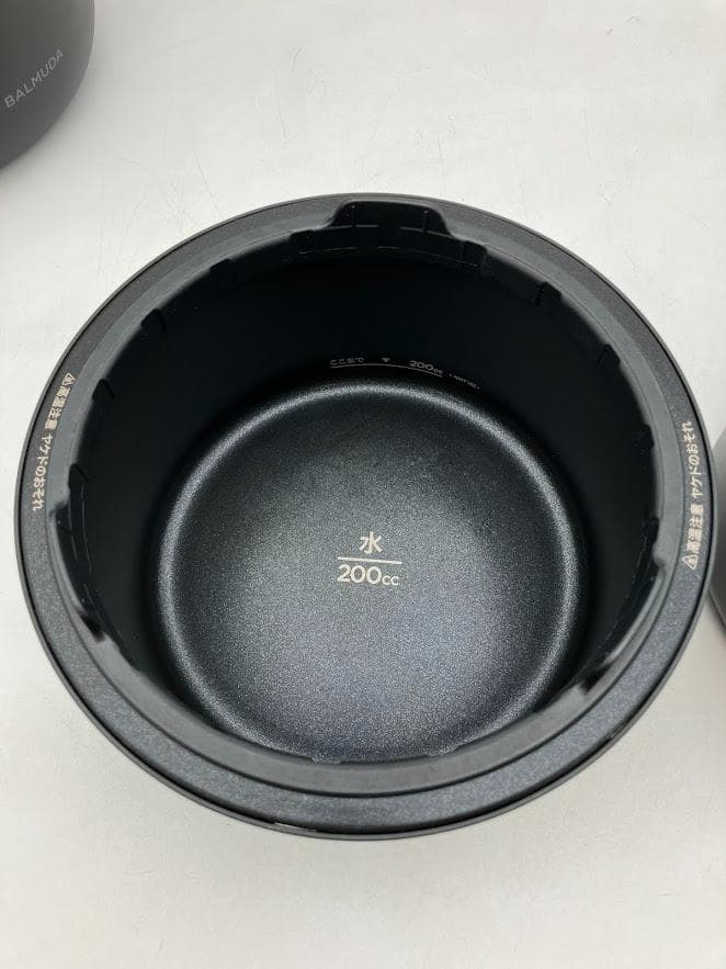 BALMUDA The Gohan 電気炊飯器　KO3A-BK