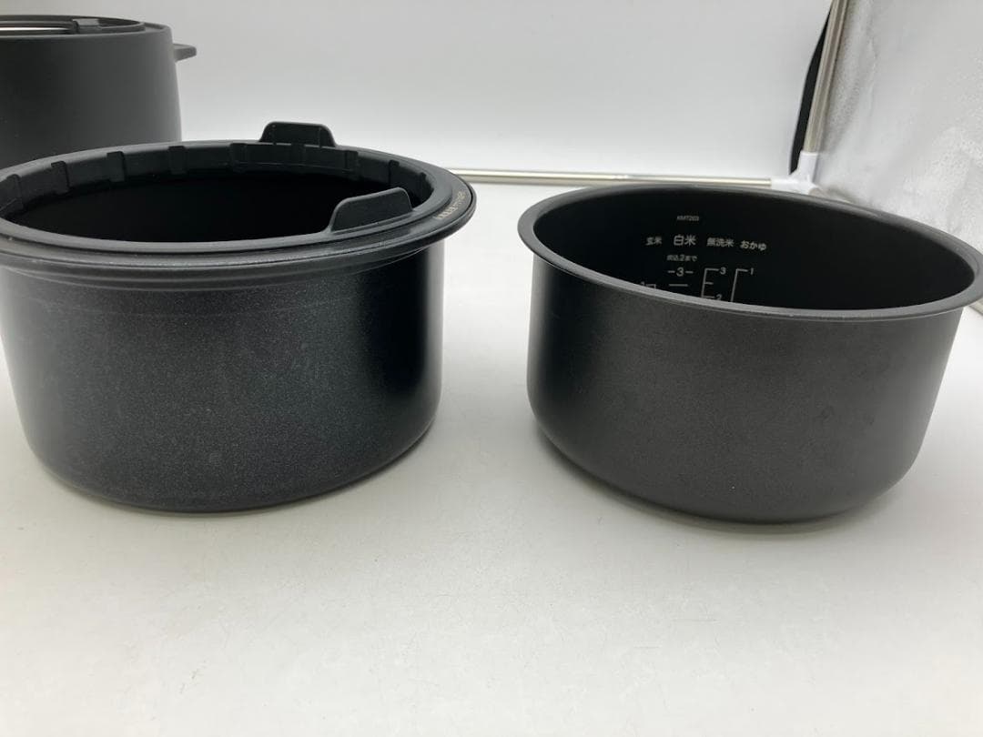 BALMUDA The Gohan 電気炊飯器　KO3A-BK