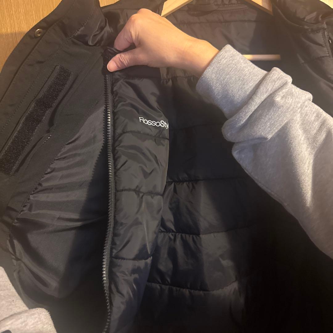 RossoStyleLab 黒 キルティングジャケット　レディース　Ｌ