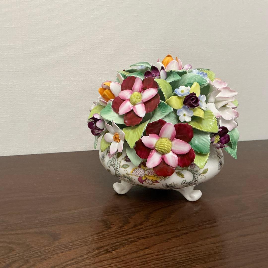 ミントン　 陶器の花　　￼￼