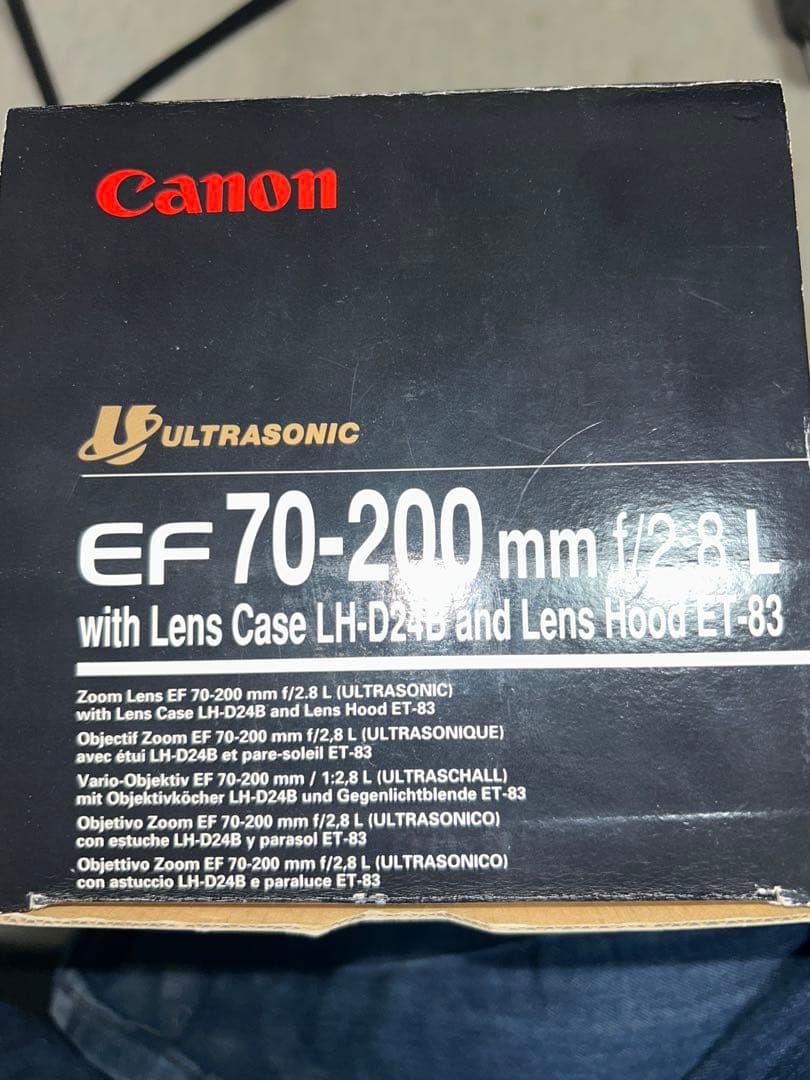 Canon EF 70-200mm f/2.8 L レンズ