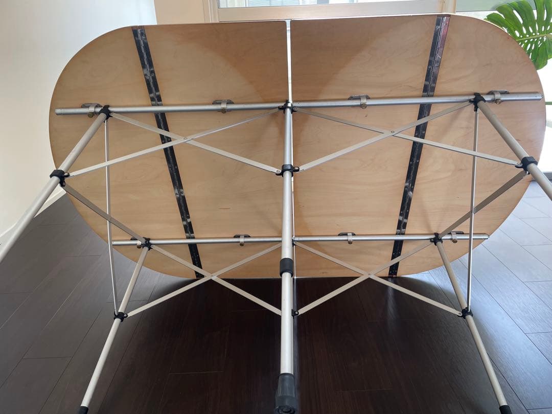 スノーピーク 折りたたみテーブル 円形　キッチンテーブル