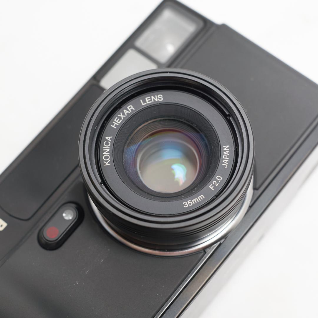 【ジャンク】KONICA フィルムカメラ HEXAR ブラック