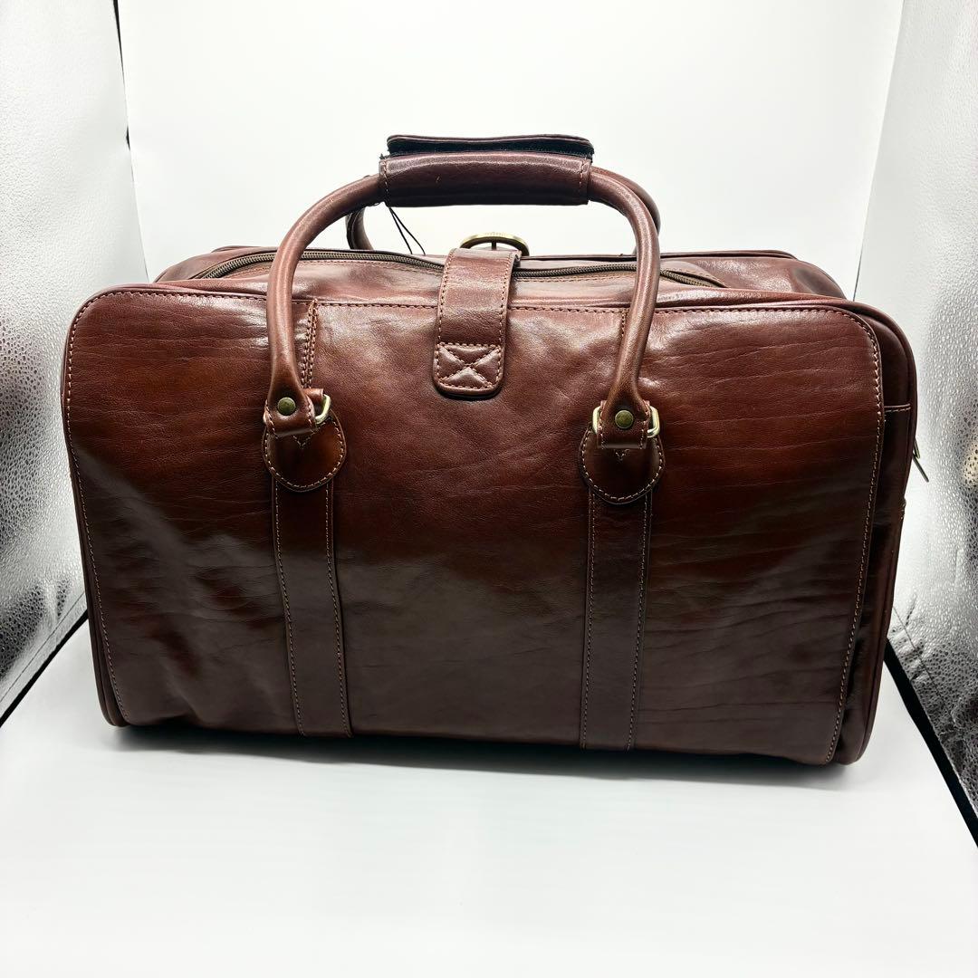 【極美品】⭐️スノビスト Snobbist オールレザーボストンバッグ 2WAY