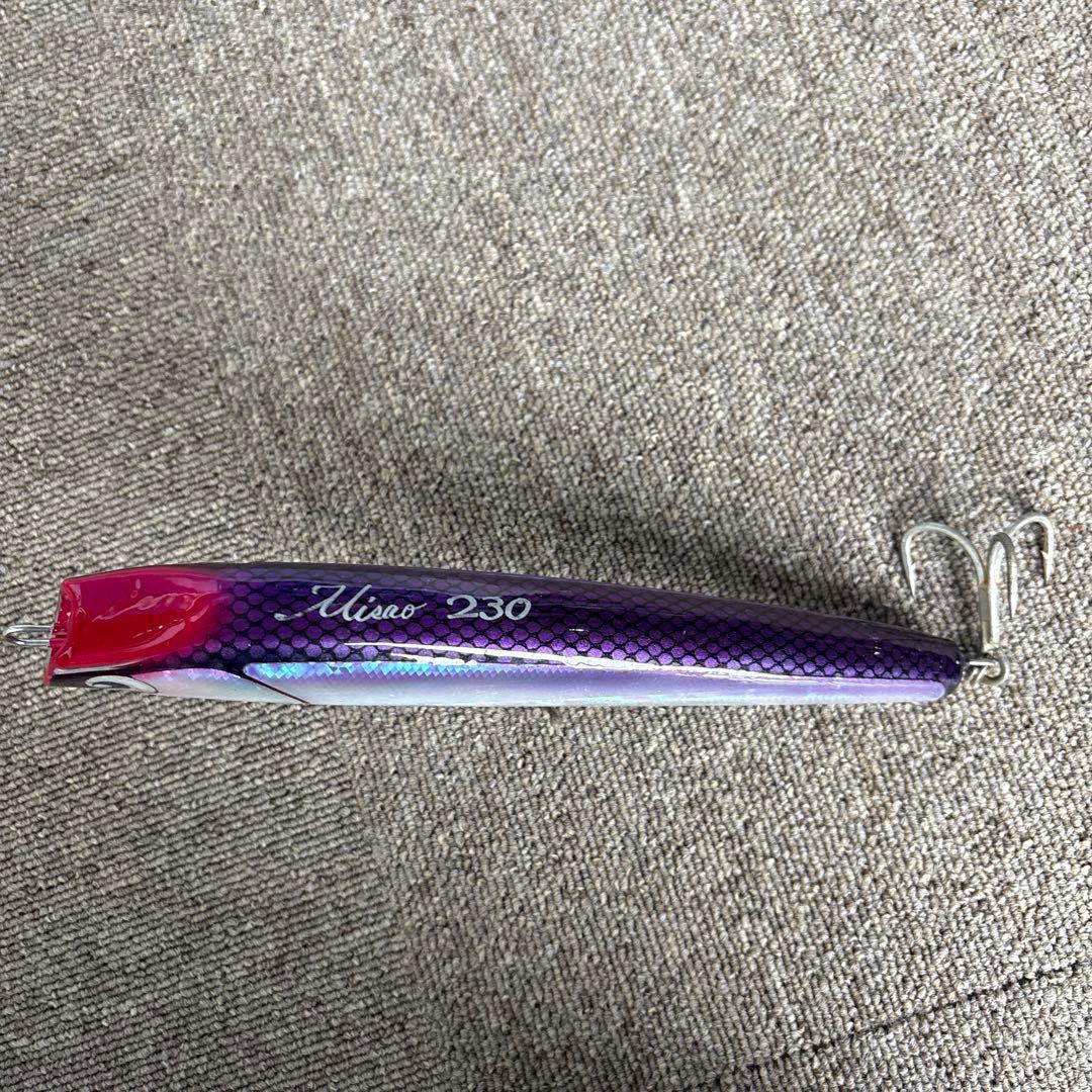 Mino 230 ハードルアー パープル/シルバー
