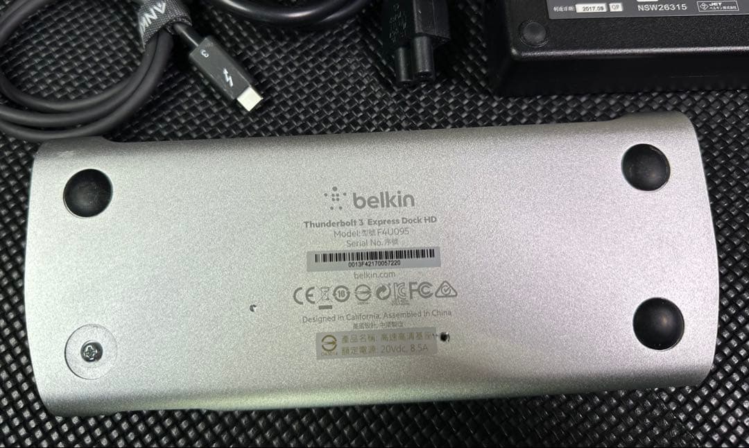 belkin ハブ Thunderbolt3 Express Dock HD