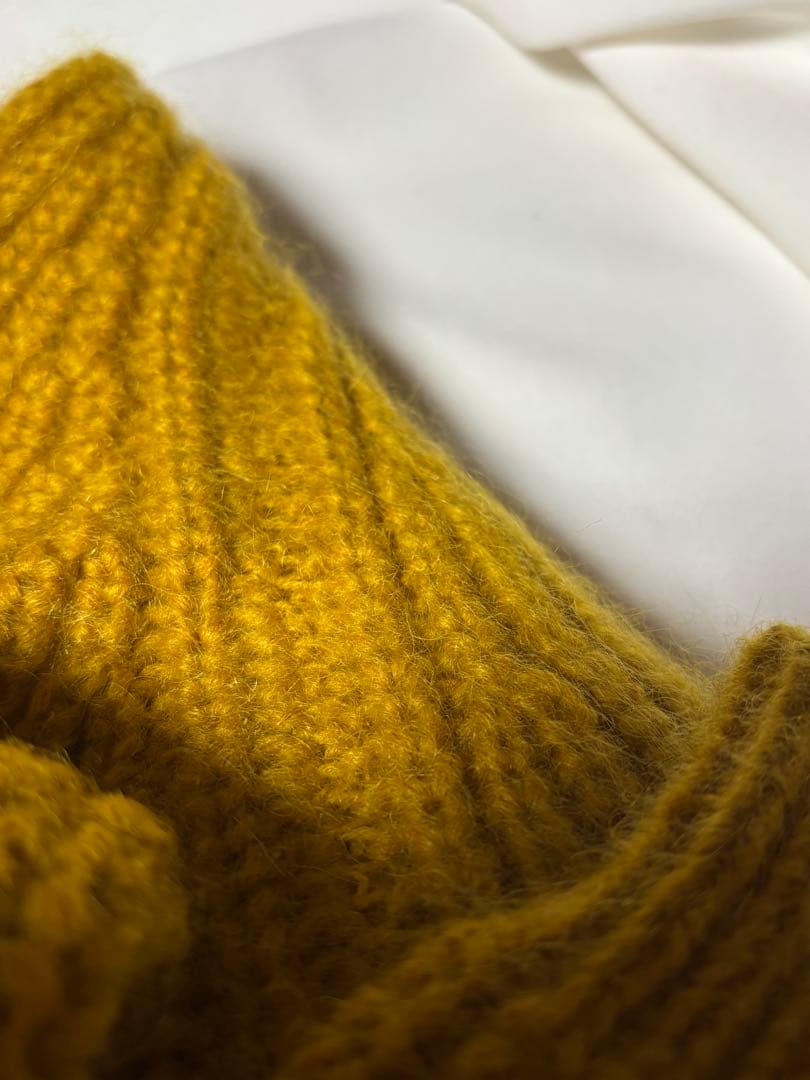 corgi リブ編みニット