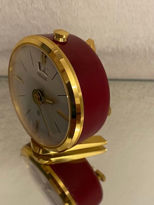JAEGER ゴールド　置き時計