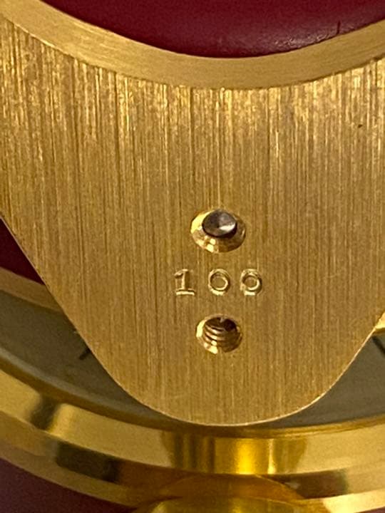 JAEGER ゴールド　置き時計