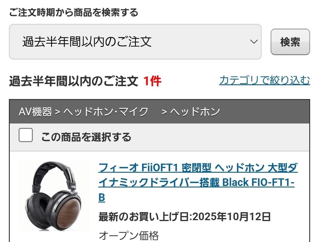 【美品】FiiO FT1 Black