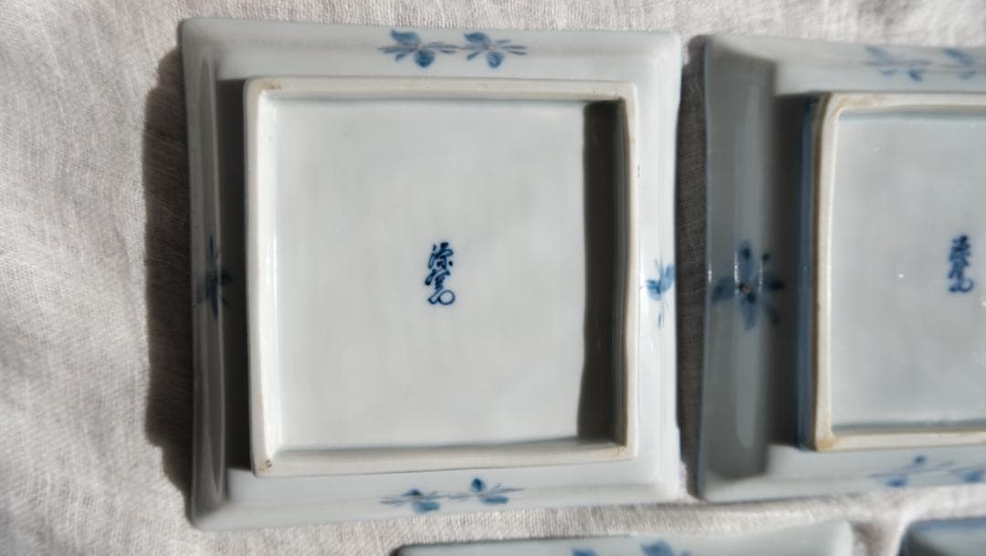 有田焼・古伊万里/舘林源右衛門・皿5枚/中古