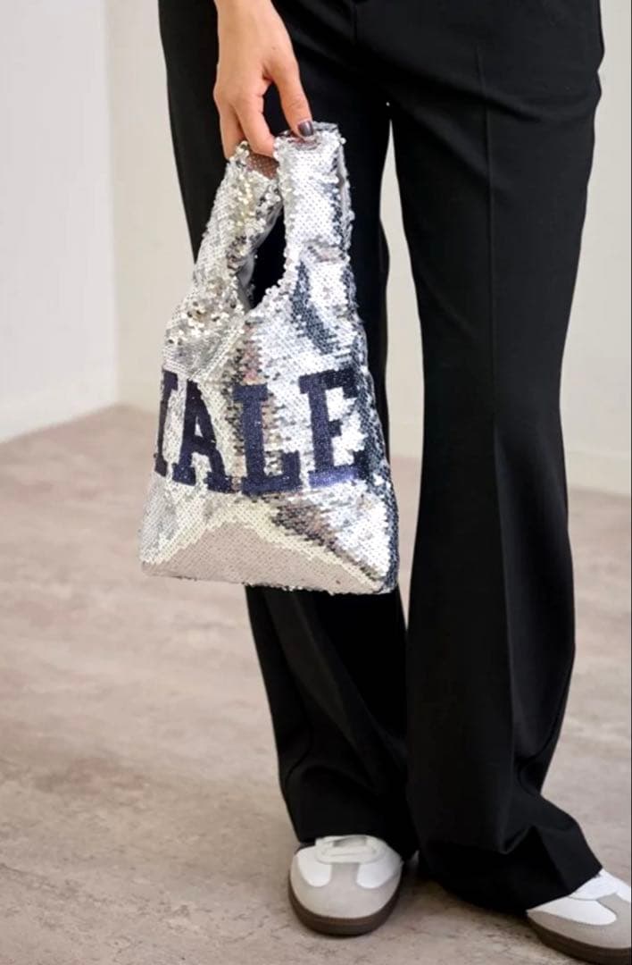 YALE スパンコール エコバッグ(フレームワーク)