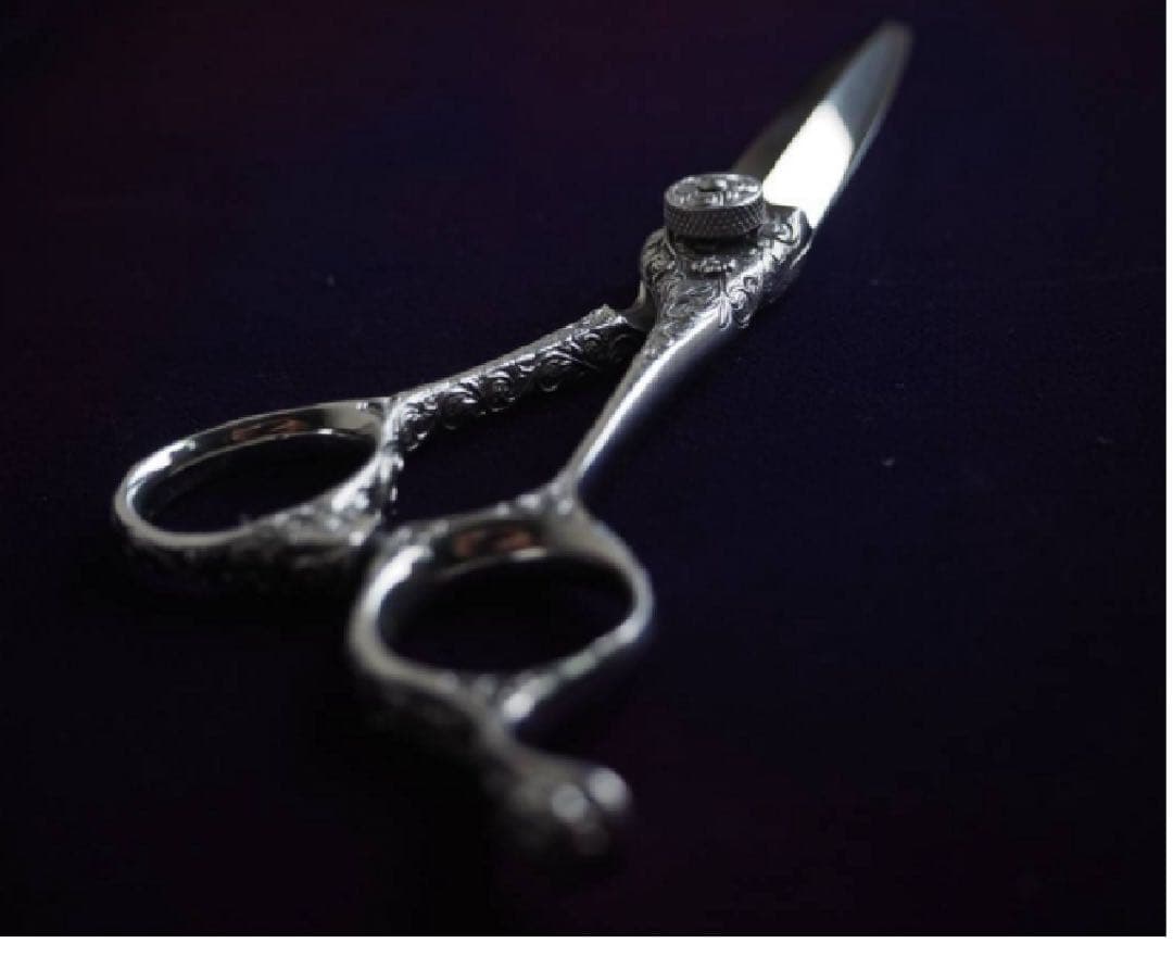 極美品】ナルトシザー ギルビーZ唐草 6.3インチ（最高級力 ットシザー）