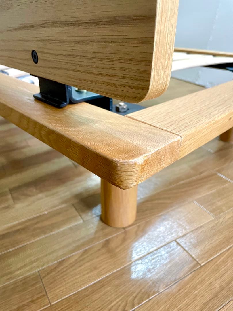 無印良品 【廃盤】ソファベッド ベージュ オーク