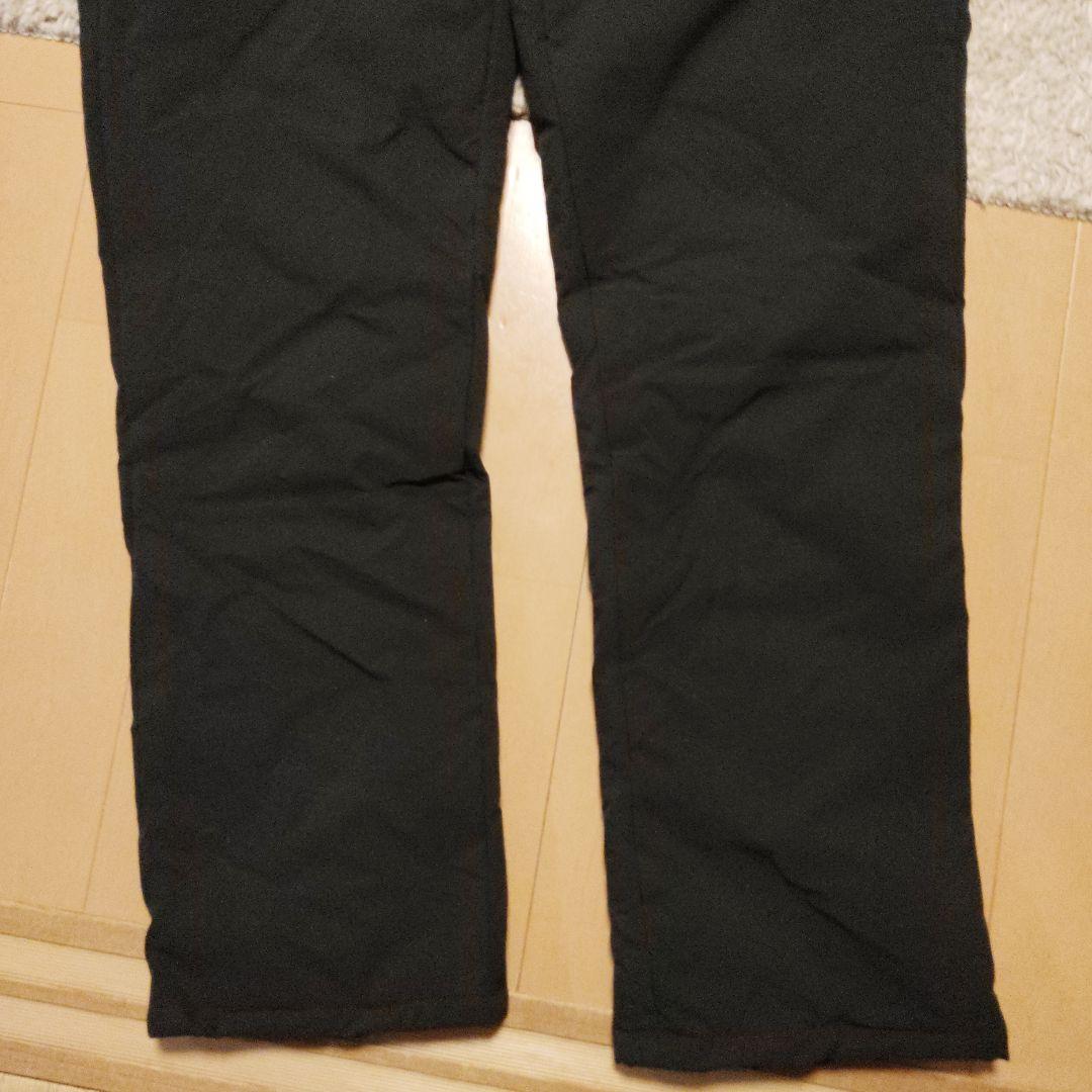 1PIU1UGUALE3 　GOLF 冬用ゴルフブラックパンツ　中綿ダウンパンツ