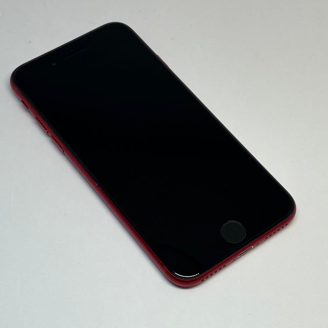 M36美品【電池新品100％表示】iPhone SE3 64GB レッド