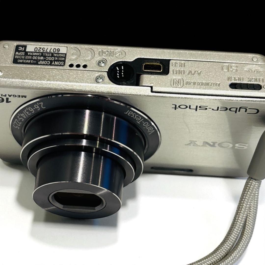 【超美品】SONY Cyber-shot DSC-W630 シルバー　美箱付き