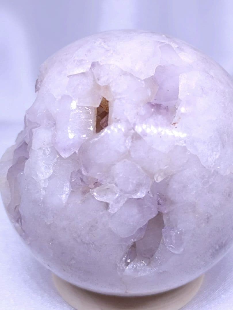 ピンクアメジスト　スフィア　丸玉　54mm　合言葉割引