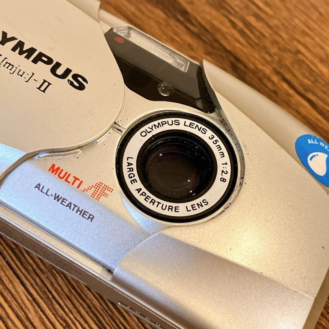 Olympus μ【mju:】-Ⅱフィルムカメラ　動作確認済　OLYMPUS