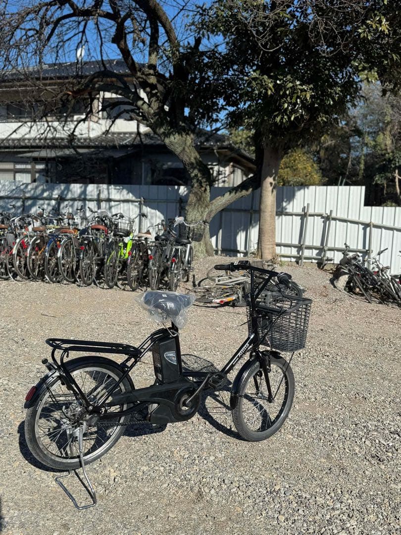 電動アシストパナソニック シティタイプ 20インチブラック／バスケット付き