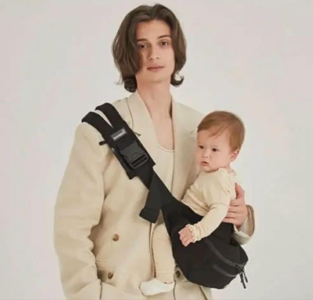 グスケットKET 365抱っこ紐Plus ブラック ヒップシート